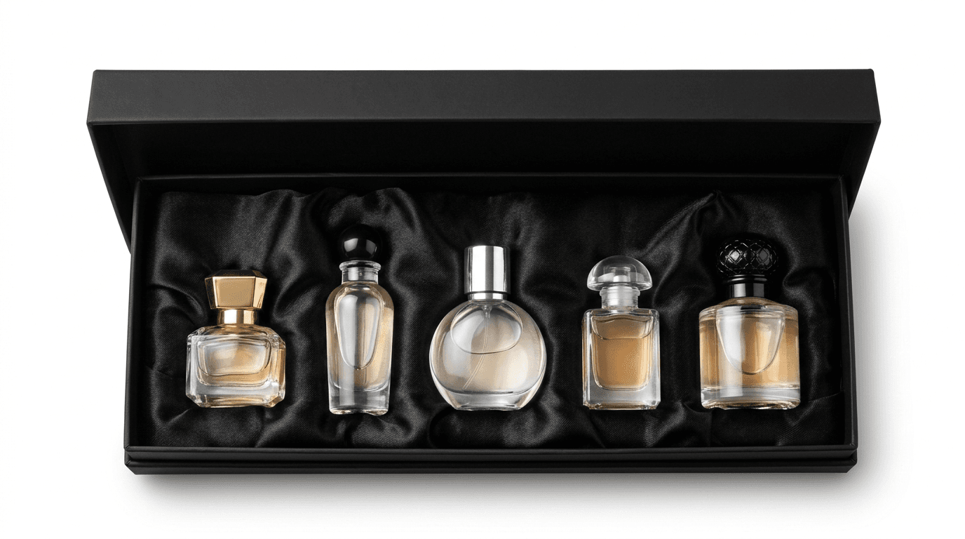 Coffret decouverte parfum avec miniatures - coffret cadeau luxe Parcolux